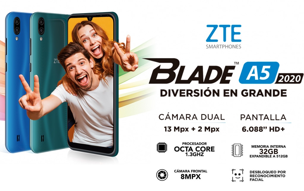 descripcion ZTE A5 2020 32gb