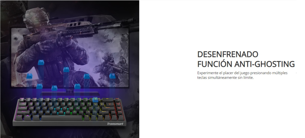 Teclato Tronsmart Elite