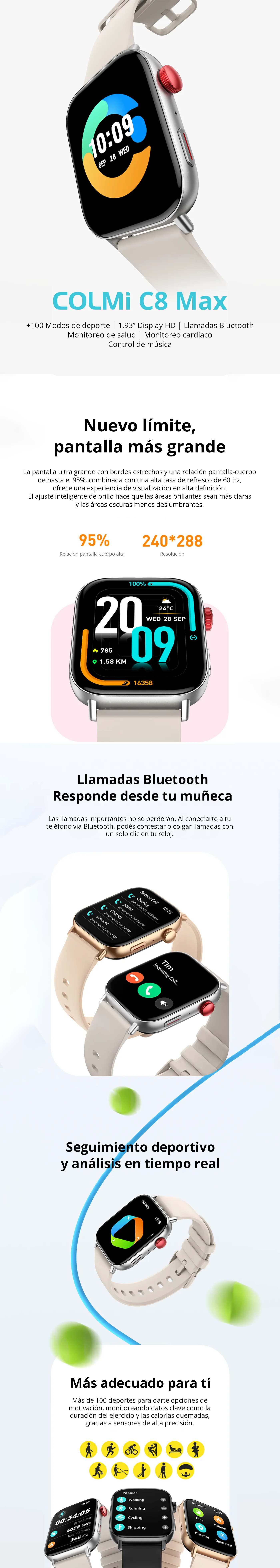 Banner Smartwatch C8 Max