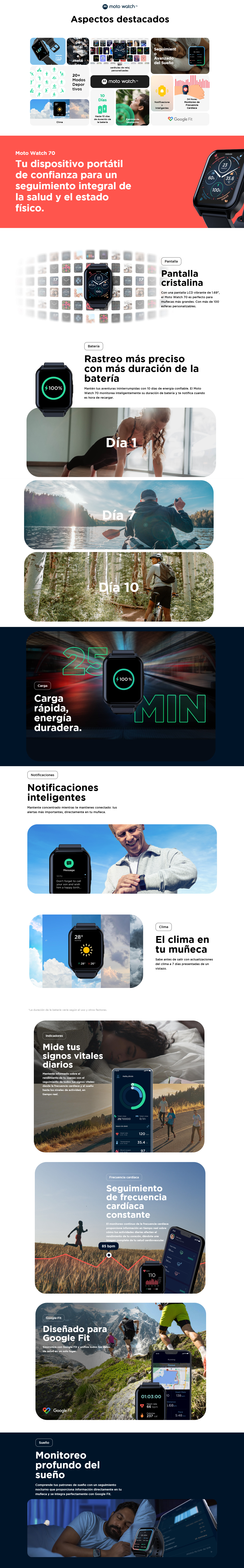 Banner Motorola Moto Watch 70