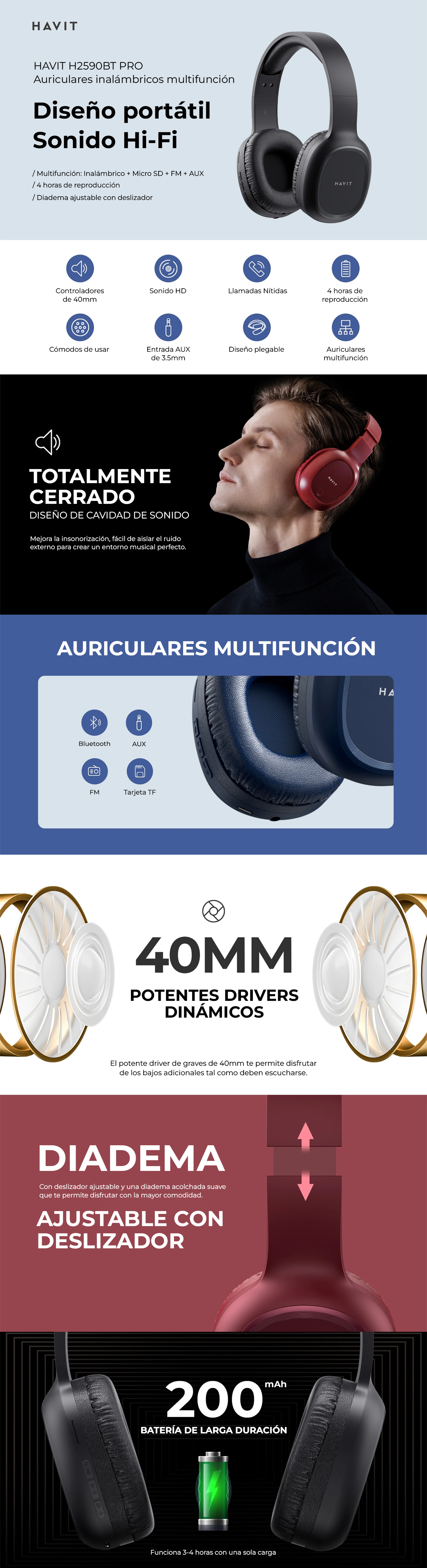 Banner Havit H2590BT Pro