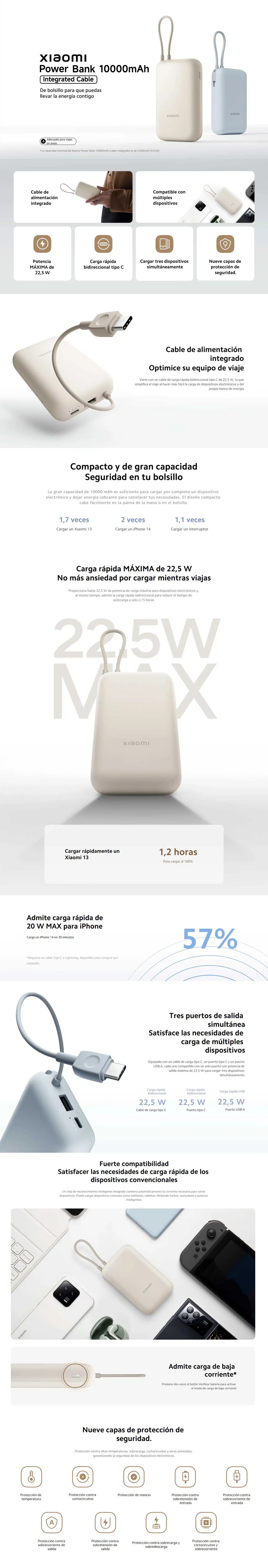 Banner Xiaomi Power Bank 10.000mAh 22.5W