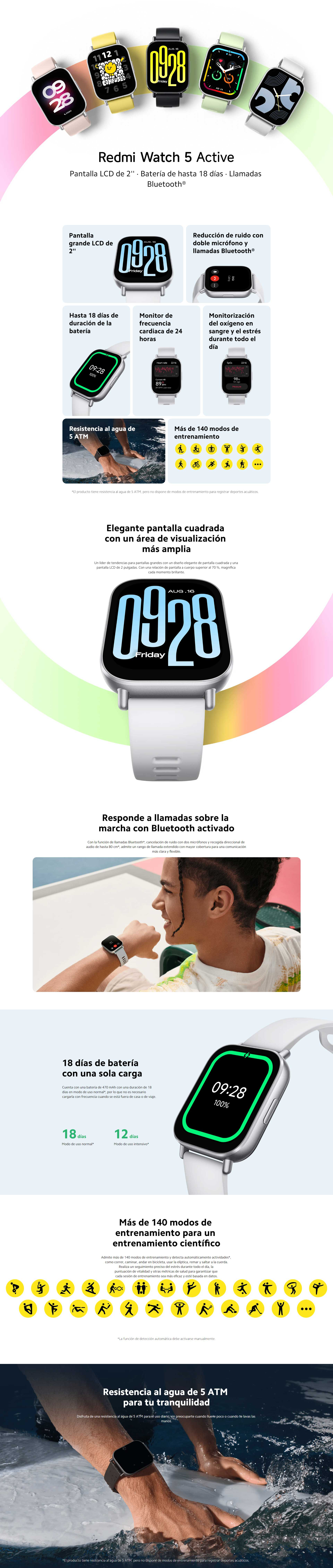 Banner Xiaomi Redmi Watch 5 Active