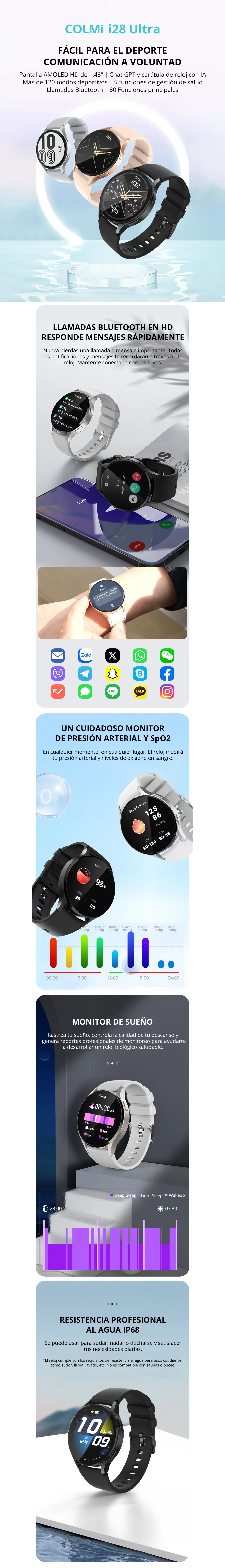 Banner Smartwatch i28 Ultra