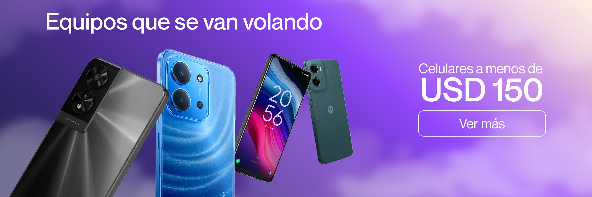 Celulares a menos de usd 150