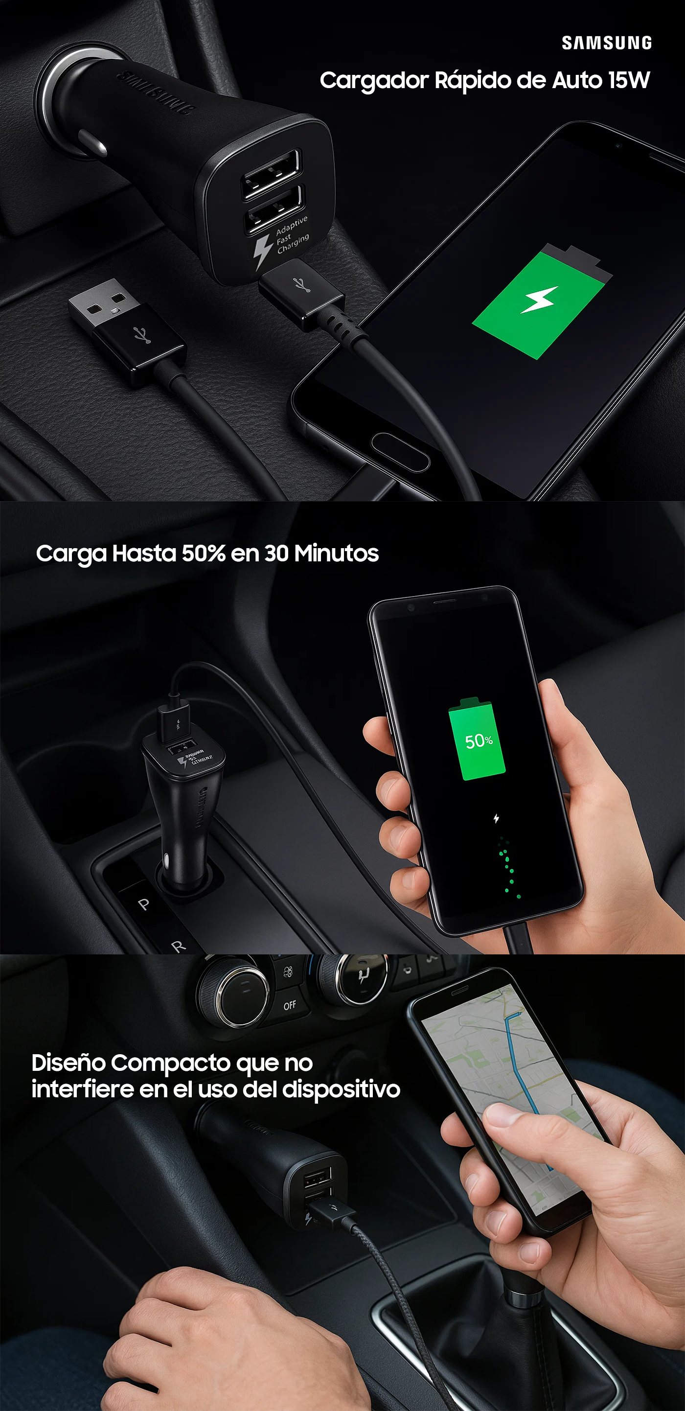 Banner Cargador Auto Samsung LN920BBE